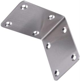 img 4 attached to Hyever Stainless Bracket Fastener 70Mm×70Mm×48Mm×2Mm