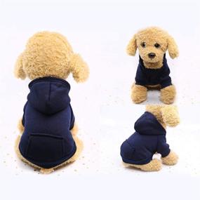 img 3 attached to 🐶 Warm Dog Fleece Hoodie: Cozy Autumn-Winter Clothes for Small Pets – Befx Sweater