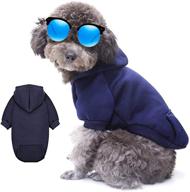 🐶 warm dog fleece hoodie: cozy autumn-winter clothes for small pets – befx sweater логотип