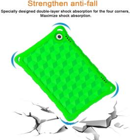 img 2 attached to OQDDQO 8in Tablet Case: 2020 All-New Shockproof Non-Slip Lightweight Cover (Green), Compatible with 8in Tablets