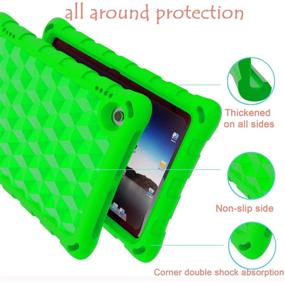 img 1 attached to OQDDQO 8in Tablet Case: 2020 All-New Shockproof Non-Slip Lightweight Cover (Green), Compatible with 8in Tablets