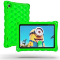 oqddqo 8in tablet case: 2020 all-new shockproof non-slip lightweight cover (green), compatible with 8in tablets logo