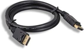 img 1 attached to Cablelera ZC2201MM 25 DisplayPort Cable: Reliable and High-Performance Connection for Crystal Clear Display