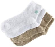 🧦 optimize seo: earth therapeutics 2 pair of aloe infused socks - 1 tan, 1 white logo