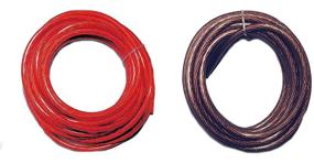 img 1 attached to IMC AUDIO 20 Ft - 8 Gauge Power Wire: High-Quality 10 Feet Red & 10 Feet Black GA Ground AWG