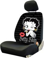 enhance your car seats with the timeless style of plasticolor 008658r01 'betty boop' seat cover logo