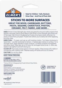 img 1 attached to 🖍️ Elmer’s Extra Strength School Glue Sticks - Washable - 6 Grams - 4 Count