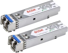 img 4 attached to 🔌 2Pack 1.25G SFP Transceiver 1000BASE-LX, 1310nm Single-Mode Fiber Module, up to 10km Range, Compatible with Cisco GLC-LH-SMD, Ubiquiti, Netgear, D-Link, Supermicro, Mikrotik