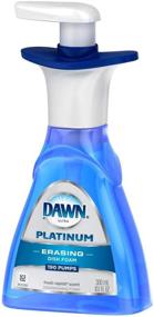 img 2 attached to 3-Pack Dawn Ultra Platinum Foam Dishwashing Soap, Fresh Rapids Scent, 10.1 Fl Oz per Bottle, 190 Pumps each (Total 30.3 Fl Oz, 570 Pumps)