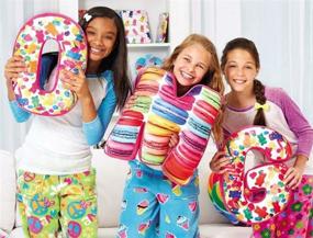 img 1 attached to 🏠 Initial Fleece Microbead Kids' Home Store by Iscream Lettermania