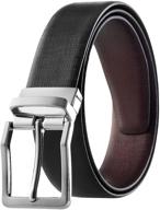 high-quality reversible italian leather accessories for men's belts logo