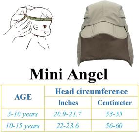 img 3 attached to 🧢 Boys' Removable Toddler Years Hats & Caps with Protective Bucket Accessories