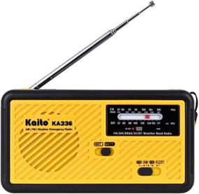 img 3 attached to 📻 Kaito Voyager ECO Emergency Radio with AM/FM NOAA Weather Alert, 5-Way Power Solar Crank Radio, LED Flashlight, and USB Mobile Phone Charger