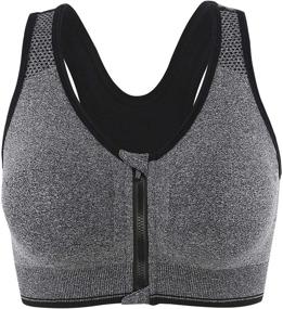 img 4 attached to 👙 INIBUD Women's Post-Surgery Wire-Free Removable Clothing, Lingerie, Sleepwear & Loungewear for Better Comfort and Style