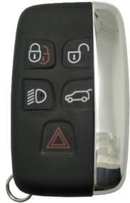 img 4 attached to 🔑 Range Rover Keyless Entry Remote Car Key Fob Case - Stylish Black Shell Cover Replacement