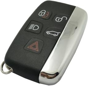 img 3 attached to 🔑 Range Rover Keyless Entry Remote Car Key Fob Case - Stylish Black Shell Cover Replacement