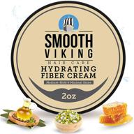 hydrating hair cream for men - matte finish & medium hold (2 ounces) - styling cream for everyday use - mens hair gel logo