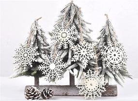 img 2 attached to Voiyio Unifinished Snowflakes Embellishments Decorations