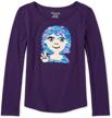 childrens place graphic empire purple girls' clothing logo