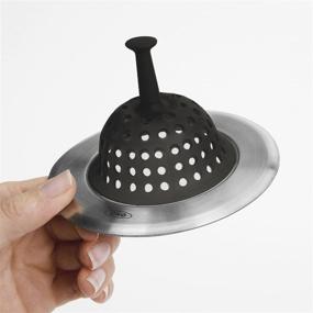 img 1 attached to OXO Good Grips Silicone Strainer Kitchen & Bath Fixtures