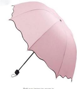 img 3 attached to 🌂 Wendin Parasol: The Ultimate Folding Ruffled Umbrella for Style and Convenience