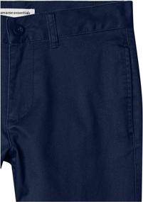 img 1 attached to 👖 Amazon Essentials Boys' Clothing: Straight-Front Uniform Pants