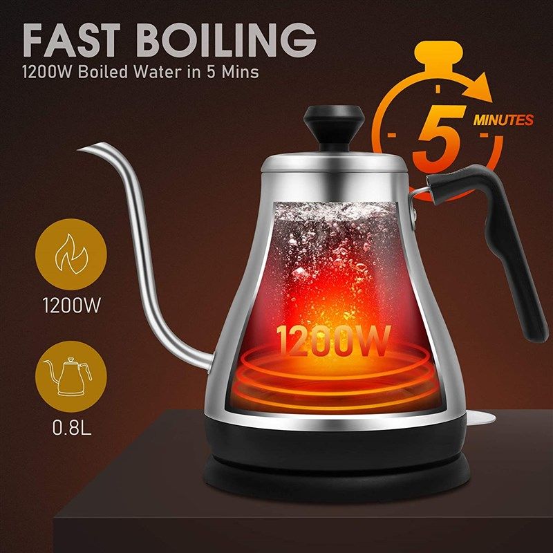 0.8l Electric Kettle Auto-shutoff And Boil-dry Protection Bpa-free  Compatible Tea And Coffee-i-i