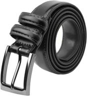 mens genuine leather dress 801 black l men's accessories for belts logo