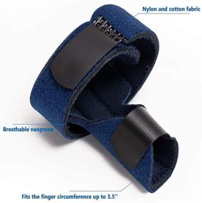 img 3 attached to 🖐️ Relieve Trigger Finger Symptoms with Adjustable Splint: Stenosing Tenosynovitis Pain Relief and Finger Support Brace