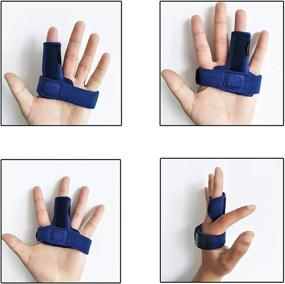 img 1 attached to 🖐️ Relieve Trigger Finger Symptoms with Adjustable Splint: Stenosing Tenosynovitis Pain Relief and Finger Support Brace