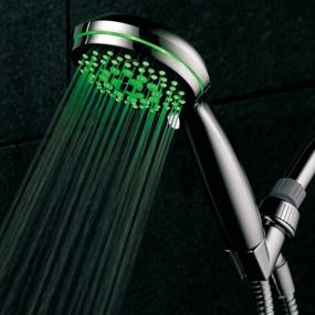 img 1 attached to 🚿 Experience Ultimate Luxury with HotelSpa Neon Ultra-Luxury LED Hand Shower: 7 Settings, Color-Changing Temperature Sensor & Chrome Face