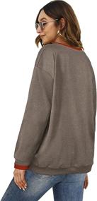 img 1 attached to Sweatshirts Women Sweaters Crewneck Winter Outdoor Recreation in Hiking & Outdoor Recreation Clothing