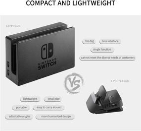 img 2 attached to Portable Switch Dock Compatible with HDMI Adapter and USB 3.0 for Switch, binbok Switch TV Charging Dock