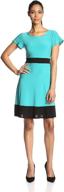 💃 chic & trendy: star vixen women's colorblock sleeve dresses for stylish women logo