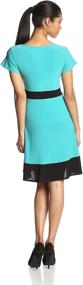 img 1 attached to 💃 Chic & Trendy: Star Vixen Women's Colorblock Sleeve Dresses for Stylish Women