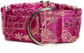 img 2 attached to 🐶 SightHound Gang 1.2" Wide Satin Lined Martingale Collar: Perfect Fit for IG Italian Greyhound, Whippet, and Other Similar Breeds