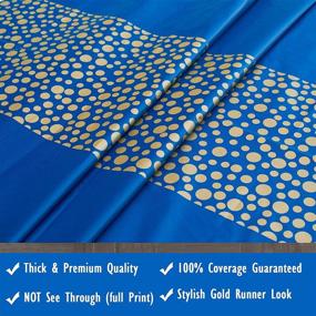 img 2 attached to Convenient and Chic: 🎓 ZULADISE Disposable Rectangle Graduation Tablecloth