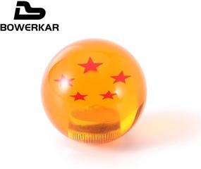 img 3 attached to Dragon Ball 5 Stars Gear Shift Knob with Adapters - Compatible with 4, 5, and 6 Speed for Most Car Models (5Stars)