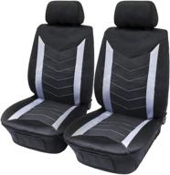 🚗 eurow vehicle seat covers: water repellent wetsuit scr material - pack of 2 for enhanced protection logo
