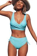 beachsissi waisted bikini twist swimsuit women's clothing logo