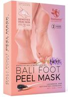 👣 footeeze foot peel mask - dead skin remover for feet. foot mask peel for dry cracked skin. baby feet foot peel 2 pack - foot masks to relax & unwind logo