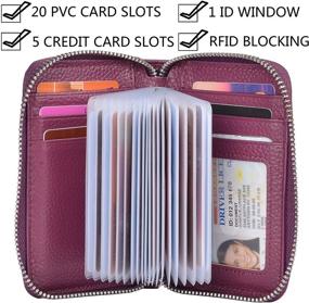 img 3 attached to Genuine Leather Men's Accessories - Yeeasy Credit Wallet