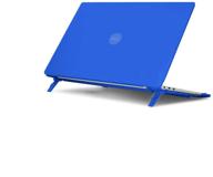 🔵 mcover hard shell case for 13.3" dell xps 13 9370 9380 9305 7390 - dl-xps13-9370 blue logo