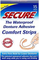 secure® denture adhesive comfort strips logo