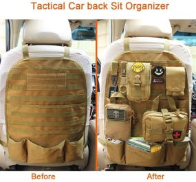 img 2 attached to Motusamare Tactical Organizer，Universal Vehicle Protector Interior Accessories