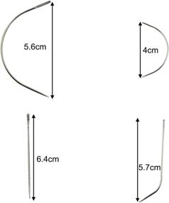 img 1 attached to 🧵 Enhanced Curved Needles for Efficient Leather Repair, Modelling, and Sewing