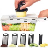 5-in-1 mandoline slicer cutter: efficient manual veggie chopper for fruits and vegetables logo