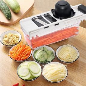 img 1 attached to 5-in-1 Mandoline Slicer Cutter: Efficient Manual Veggie Chopper for Fruits and Vegetables