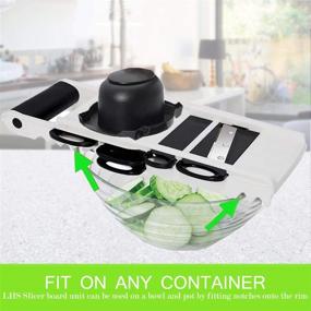 img 2 attached to 5-in-1 Mandoline Slicer Cutter: Efficient Manual Veggie Chopper for Fruits and Vegetables