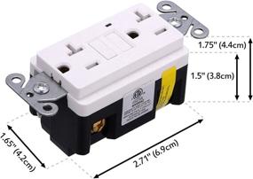 img 2 attached to 🔌 Tamper Resistant Receptacle Indicator for Industrial Electrical with Faith Self Testing